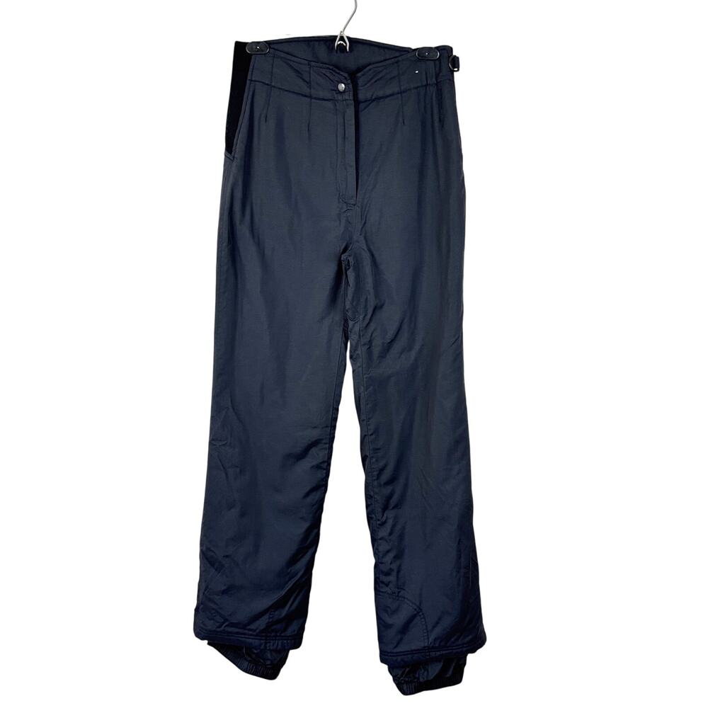 Obermeyer Black Ski Snow Pants Women 8 Nylon insulated stretch waist